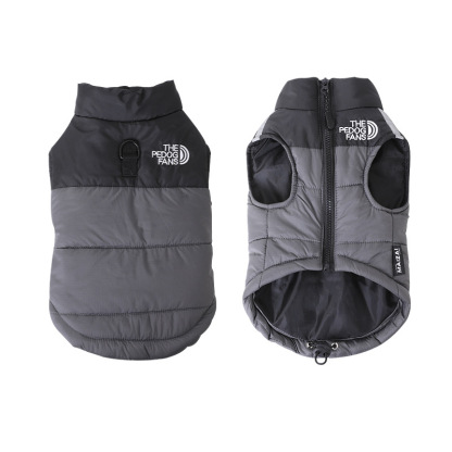 秋冬犬用ダウン風ベスト 完全防水 極暖 撥水加工 ドッグウェア 軽量 保温 防寒コート 1秒着脱 フロントジッパー 反射材 静電気防止 サイズ調節 Dリング付き 小型犬 中型犬 大型犬 ジャケット-Giipet