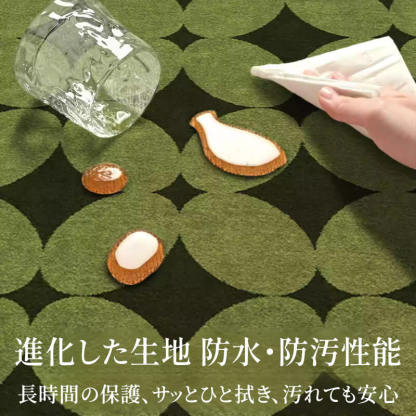 ヴィンテージ風防水防汚カーペット ペット用 10mm厚 抗菌防臭 滑り止め 洗えるラグマット 爪とぎ対策 おしゃれ デザイン ふわふわ 柔らかい肌触り お手入れ簡単 ダニ防止 年中快適 リビング インテリア-Giipet