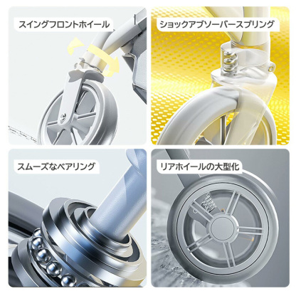 Giipet-軽量ペットカート  折り畳み ミニペットカート 4輪 ペット用 ねこ