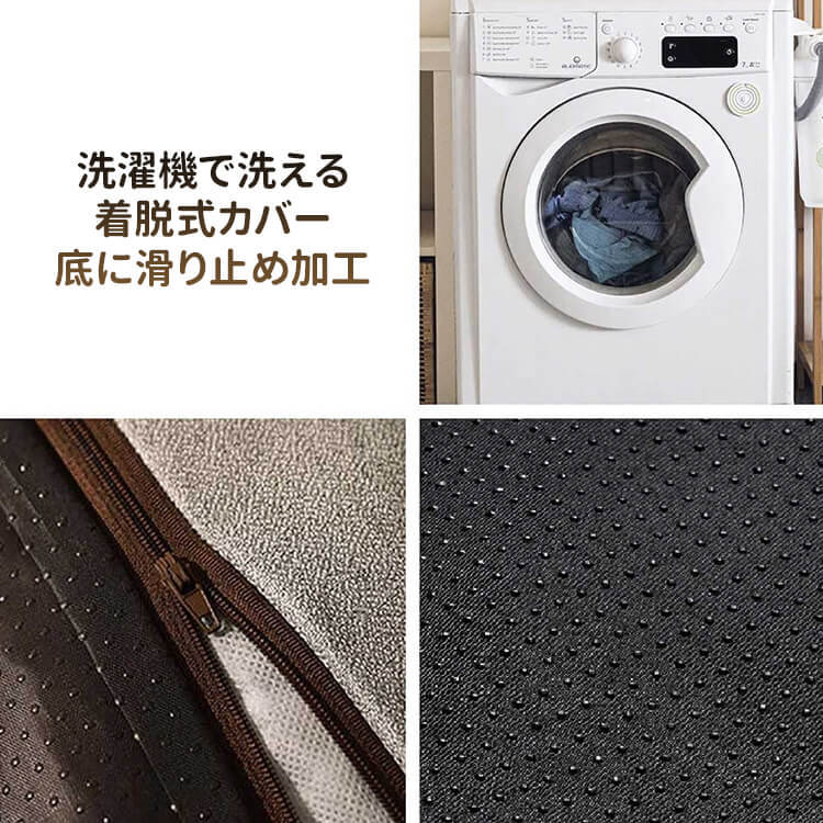オールシーズン大型犬用ベッド ふわふわ高反発 脊椎保護&関節サポート 抗菌 滑り止め加工 洗濯機OK 着脱式カバー 50kg以内対応 広々スペース 柔らか上質素材 頭部サポート