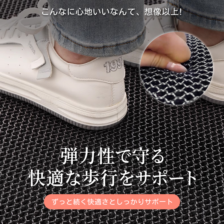 高機能泥落とし玄関マット 滑り止め 防塵防水 汚れ隠し除塵マット 厚手弾力ハニカム構造 簡単お手入れ 泥砂除去 抗菌防カビ 室内外兼用 快適足元 天然ゴム密着-Giipet
