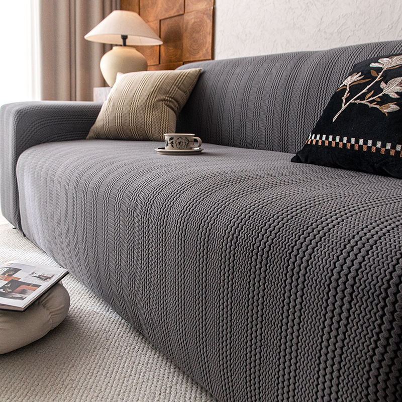 モダンツイード調 シェニールソファーパッド 極厚 ふわふわ もっちり高密度 強力滑り止め ズレない 5A級防ダニ 静電気防止 洗濯機OK 色落ちゼロ ペット＆赤ちゃん安心 無臭 オールシーズン対応 ムレない通気性 選べる5色