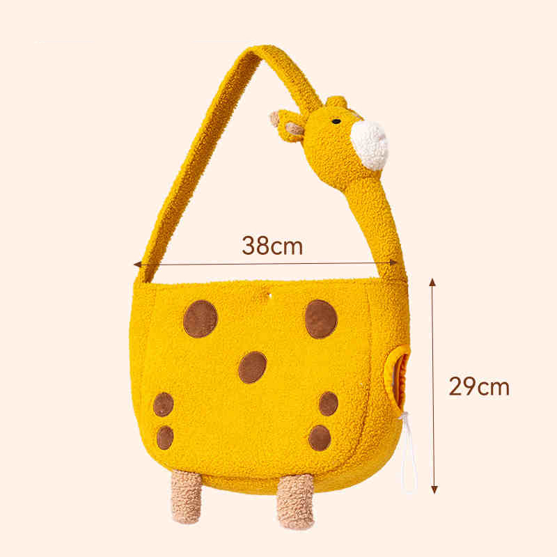 Giipet-ガチョウ型キャリーバッグ キャリーバッグ 犬 猫 小型犬用 通気性 清潔 非常に軽い 安全 飛び出し防止 (S)