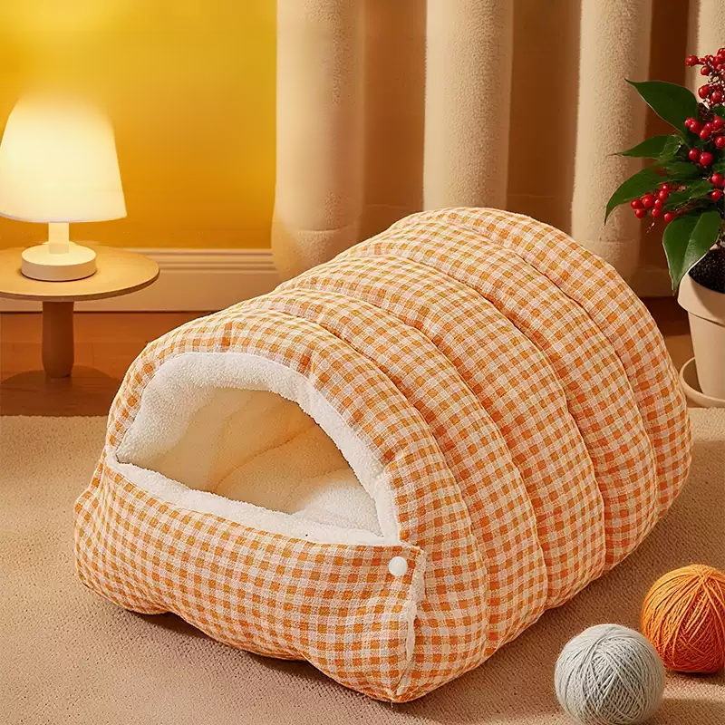 厚手の密閉式キャットベッド