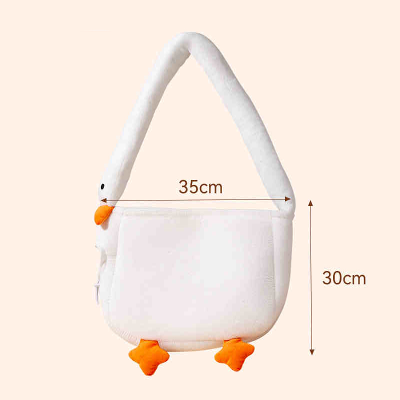 Giipet-ガチョウ型キャリーバッグ キャリーバッグ 犬 猫 小型犬用 通気性 清潔 非常に軽い 安全 飛び出し防止 (S)