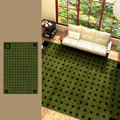 ヴィンテージ風防水防汚カーペット ペット用 10mm厚 抗菌防臭 滑り止め 洗えるラグマット 爪とぎ対策 おしゃれ デザイン ふわふわ 柔らかい肌触り お手入れ簡単 ダニ防止 年中快適 リビング インテリア-Giipet