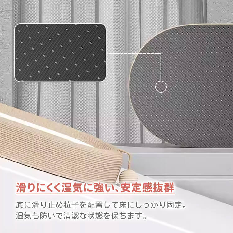 猫ベッド 爪とぎ 爪研ぎ サイザル 麻 耐摩耗 1台2役 大型猫 65cm 広々 キャットハウス ボール付き 遊び 休憩 曲線フィット 滑り止め オールシーズン 丈夫 天然ジュート 室内用