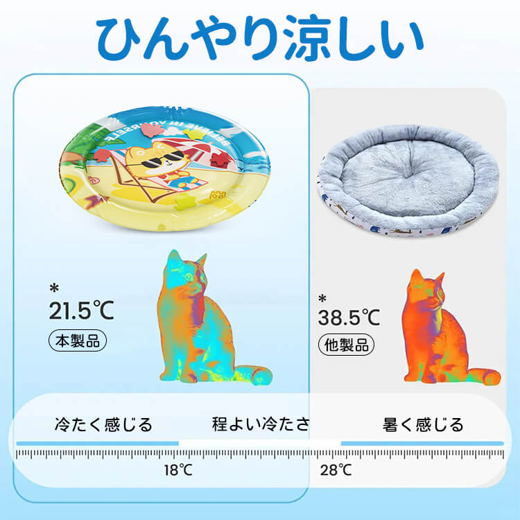 ペット用ひんやりマット 犬 猫 ウォーターマット 接触冷感 夏 暑