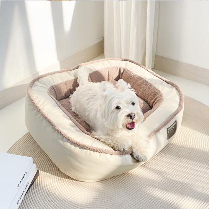 極厚あったか猫犬用ベッド 高反発 ふかふかボリューム 滑り止め 湿気対策 丸洗いOK 四季通用 ペットソファ ドーム型 お手入れ簡単 小型犬 中型犬 大型犬対応 犬ベッド 猫ベッド 犬ハウス