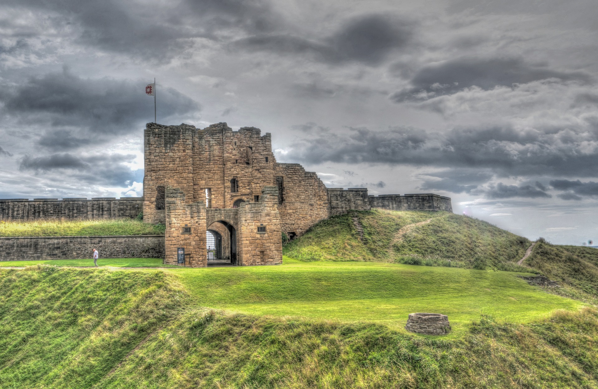A castle in England, very ancient.