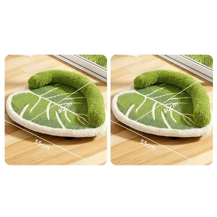 【2枚セットで9,400円】リーフデザイン猫用爪とぎベッド 天然サイザル麻 猫用爪とぎベッド 高脚設計 脊椎フィット 首リラックス 通気性抜群 お昼寝ベッド