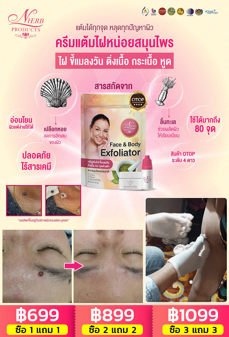 ชุดแต้มไฝและลดฝ้า