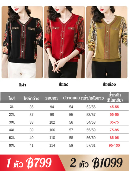 ชุดแฟชั่นคุณแม่คอวี