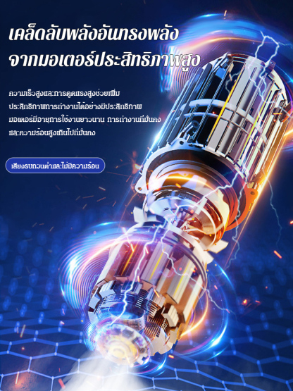เครื่องดูดฝุ่นอัตโนมัติ ดูด/เป่า/ชาร์จ/ปั๊มแบบ 4-in-1
