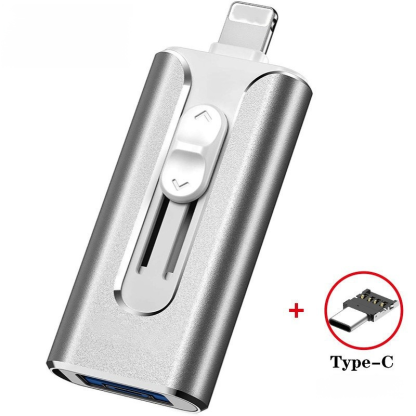 ฟลชไดร์ฟ USB ความจุ 1TB  แบบพกพา 4 อิน 1 