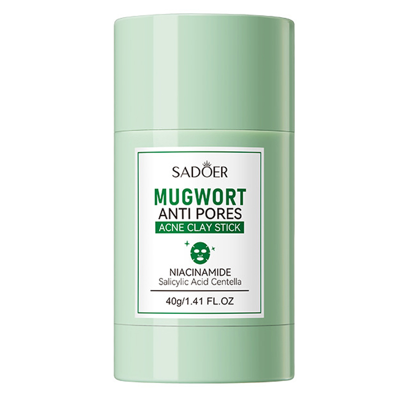 มาส์กโคลน Mugwort ทำความสะอาดและปรับปรุงผิวที่เป็นสิวได้ง่าย 🍃บอกลาสิวและสิวหัวดำ แล้วมีผิวใสไร้สิว!✨✨