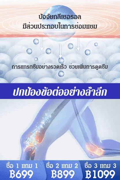 【บรรเทาอาการปวด 4 เท่า】 เจลกลูโคซามีน คอนโดรอิติน สำหรับแก้ปวดข้อ