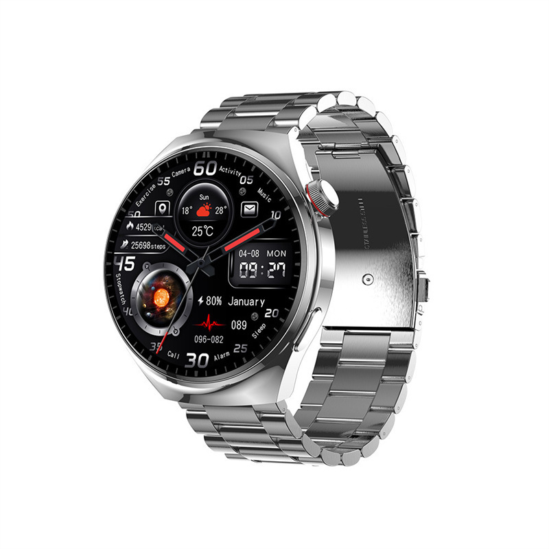นาฬิกาสายเหล็ก Watch4 Pro วัดระดับน้ำตาลในเลือดได้