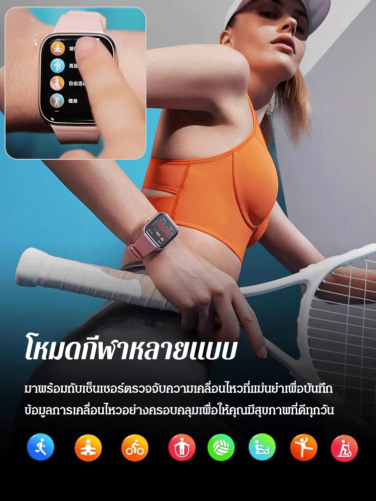 นาฬิกาอัจฉริยะวัดกรดยูริก วัดน้ำตาลในเลือดแบบไม่เจาะเลือด