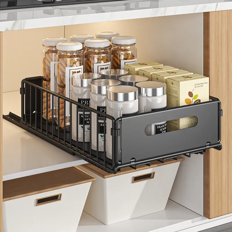 Slidey Drill-Free Pull-Out Cabinet Drawer