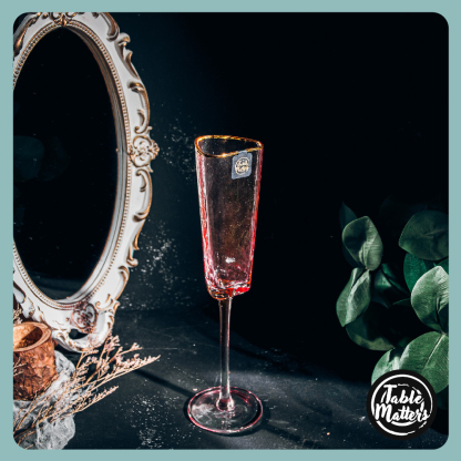 TSUCHI Pink Champagne Glass - 200ml