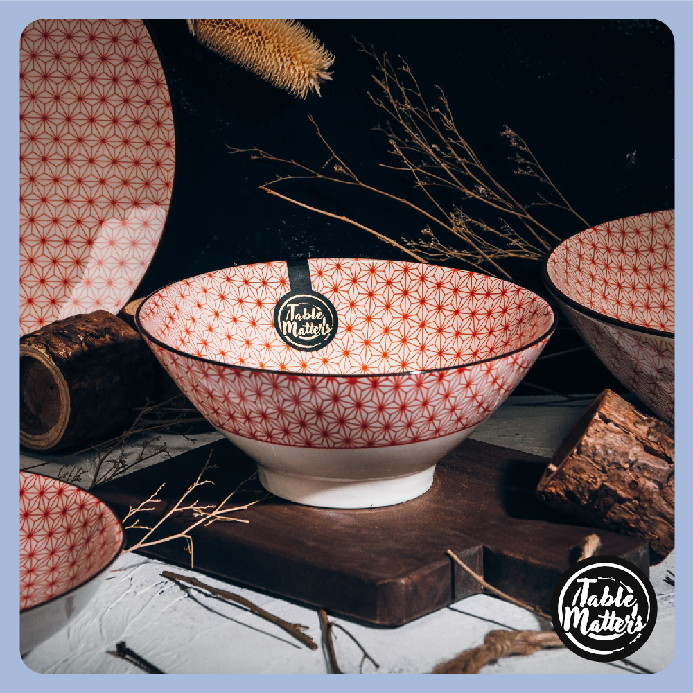 Starry Red - 7 inch / 9 inch Ramen Bowl