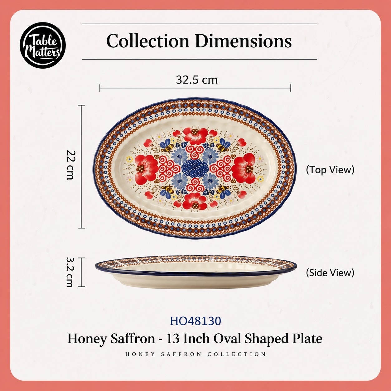 [Table Matters] Honey Saffron Dinnerware Set [Plate | Bowl | Saucer | Mug | Utensil Holder]