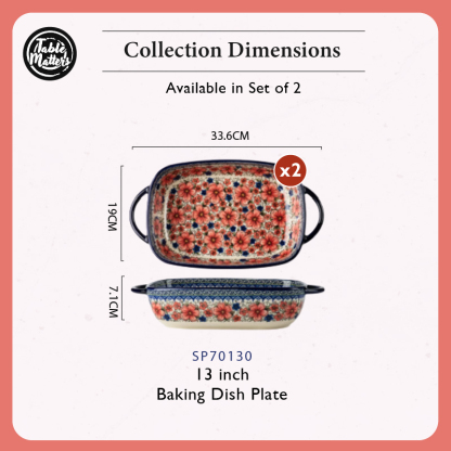 [Table Matters] Snow Plum Dinnerware Set [Plate | Bowl | Mug | Utensil Holder]