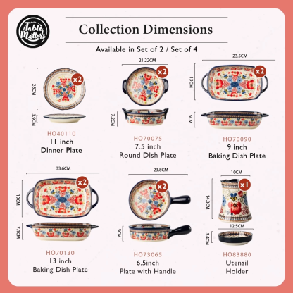 [Table Matters] Honey Saffron Dinnerware Set [Plate | Bowl | Saucer | Mug | Utensil Holder]
