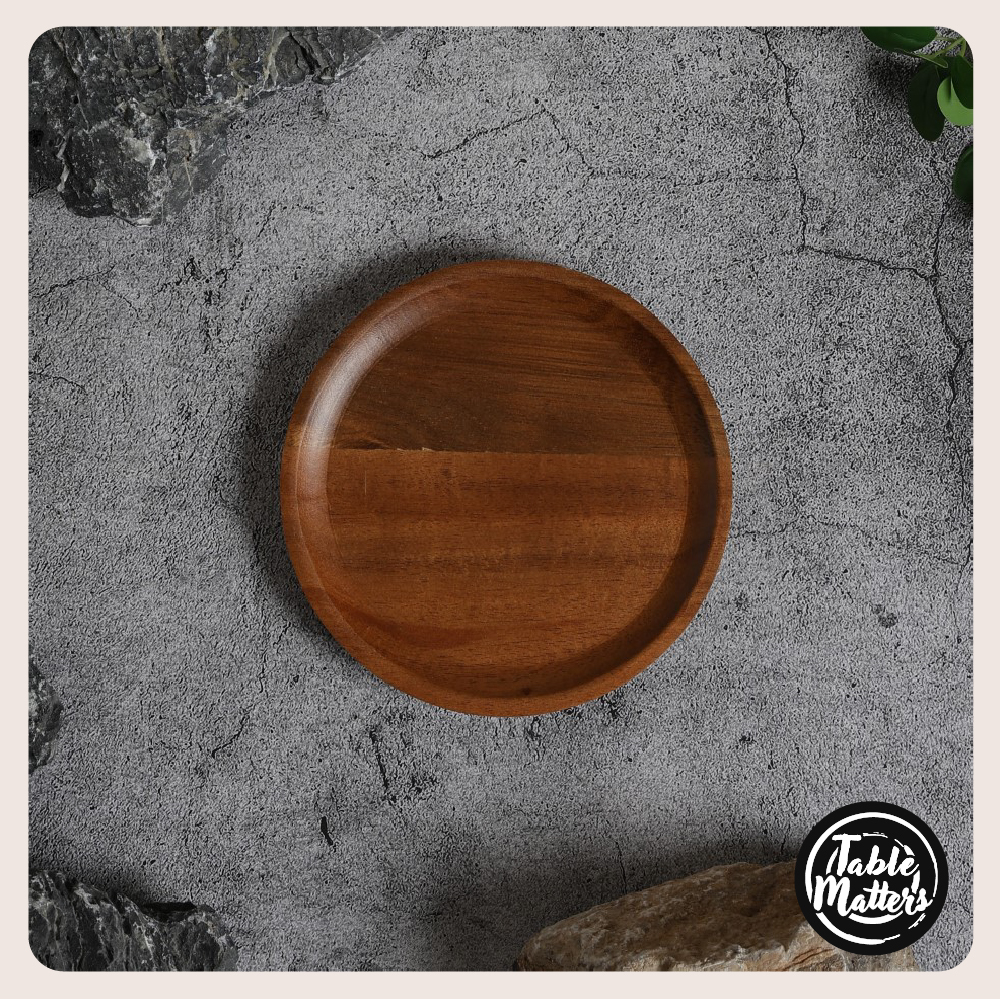 Discover the SHIBUMI Acacia Plate Collection at Table Matters