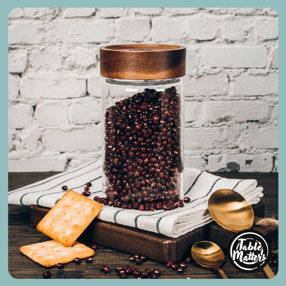 TAIKYU Acacia Airtight Storage Jar Collection - 330ml | 580ml | 800ml