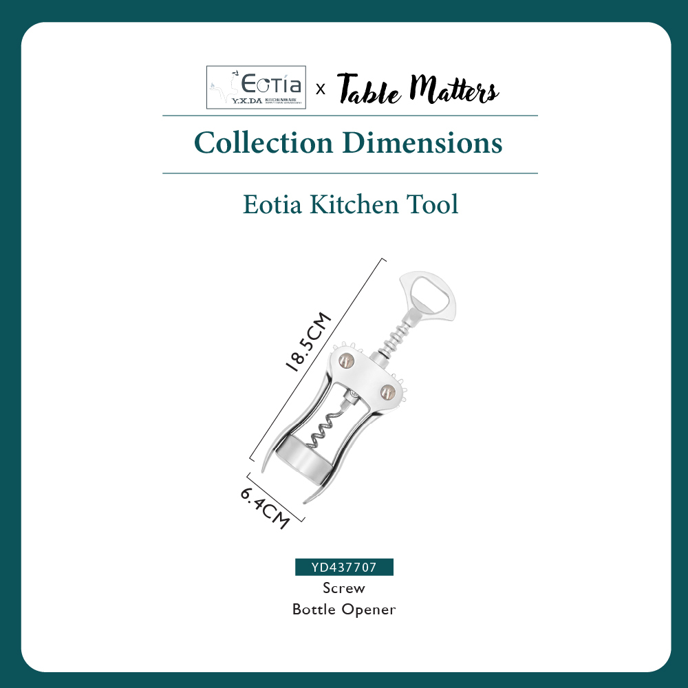 Table Matters - EOTIA Kitchen Tools [Bottle Opener | Meat Mallet | Nutcracker]
