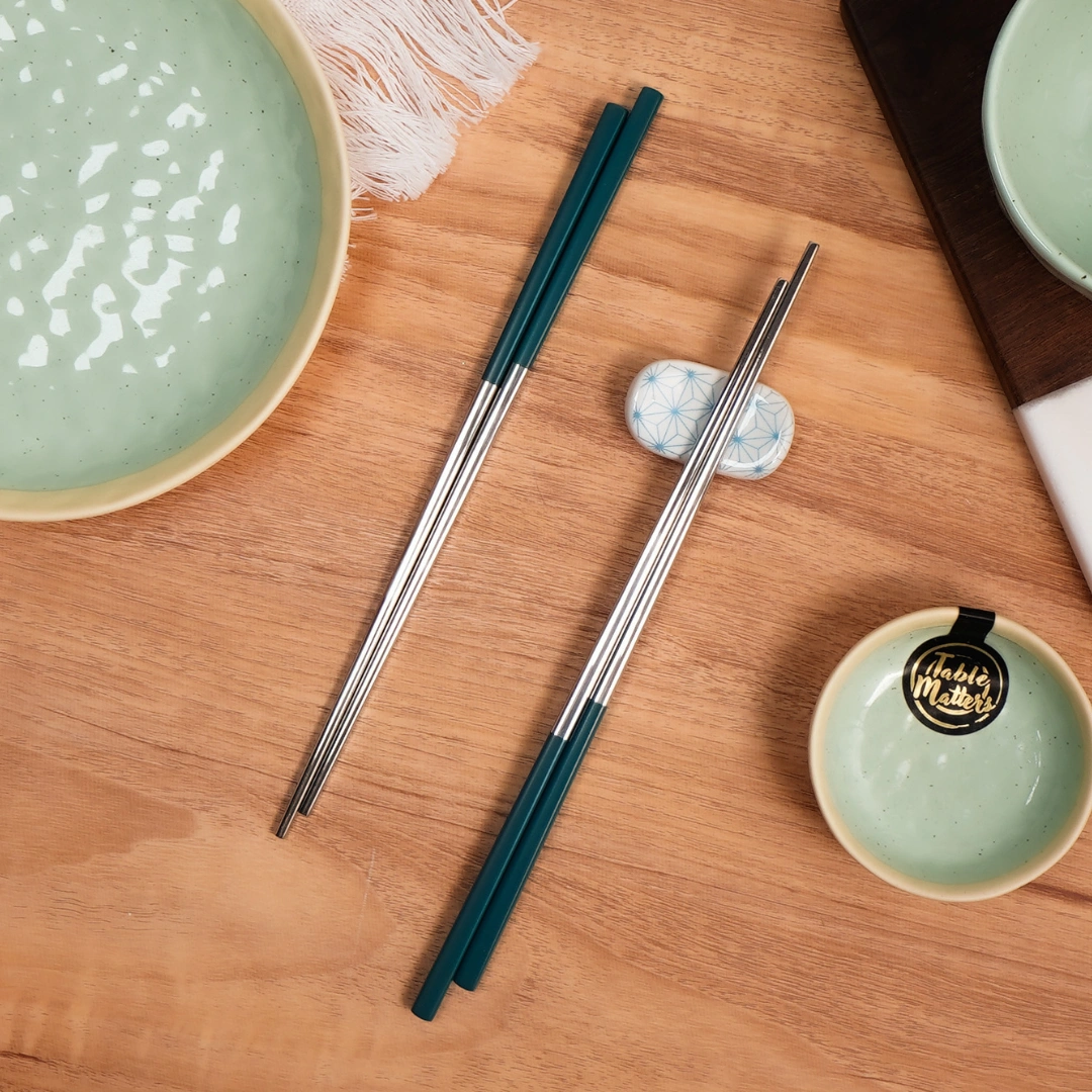 Upgrade Your Dining Utensils with Waltz Stainless Steel Chopstick Set