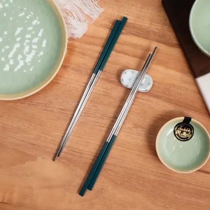 Upgrade Your Dining Utensils with Waltz Stainless Steel Chopstick Set