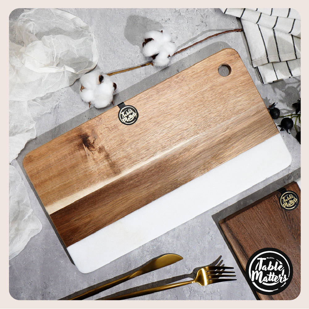 Experience Culinary Elegance: SCANDI Marble/Stone Board Collection