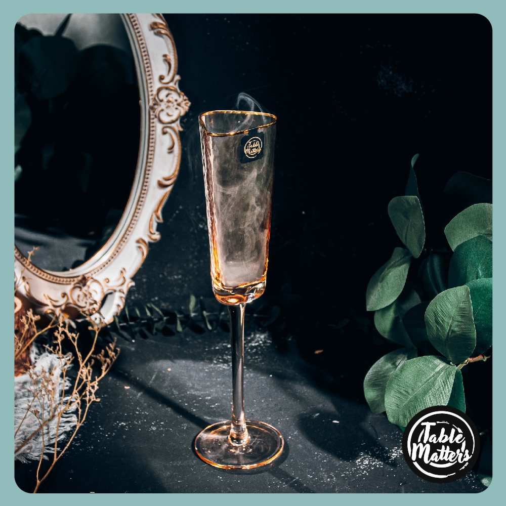 TSUCHI Amber Champagne Glass - 200ml