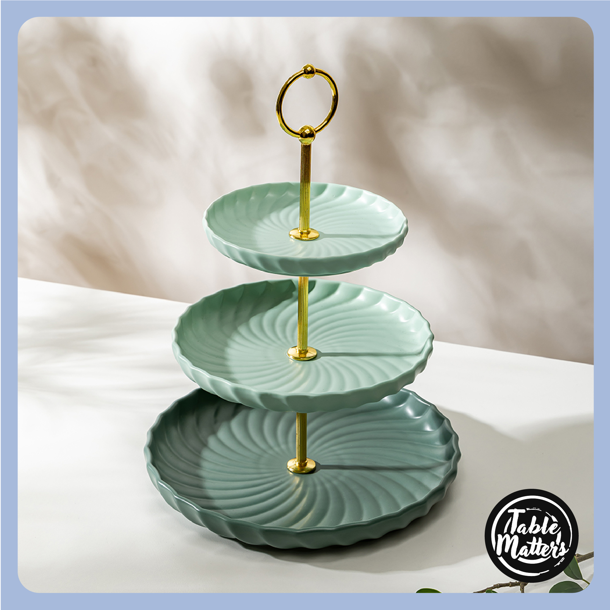 UZUMAKU Midori - 3-Tier Dessert Tray