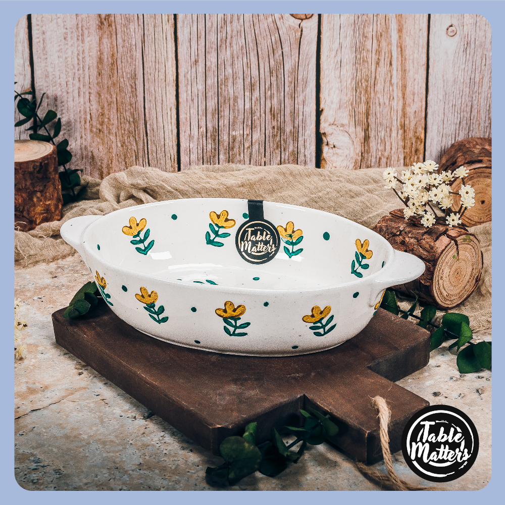 Wildflowers - 8.5 inch Baking Dish with Handles