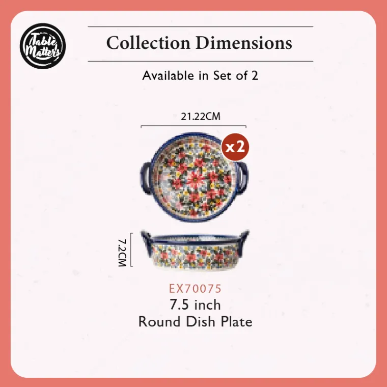 [Table Matters] Exotic Bloom Dinnerware Set [Plate | Bowl | Mug | Utensil Holder]