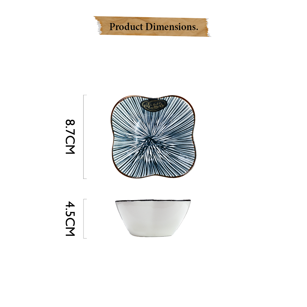 Table Matters - Blue Illusion - Flower Shaped Saucer