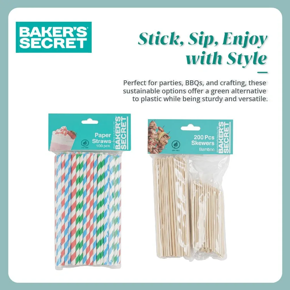 Baker's Secret Paper Straw (100pcs)