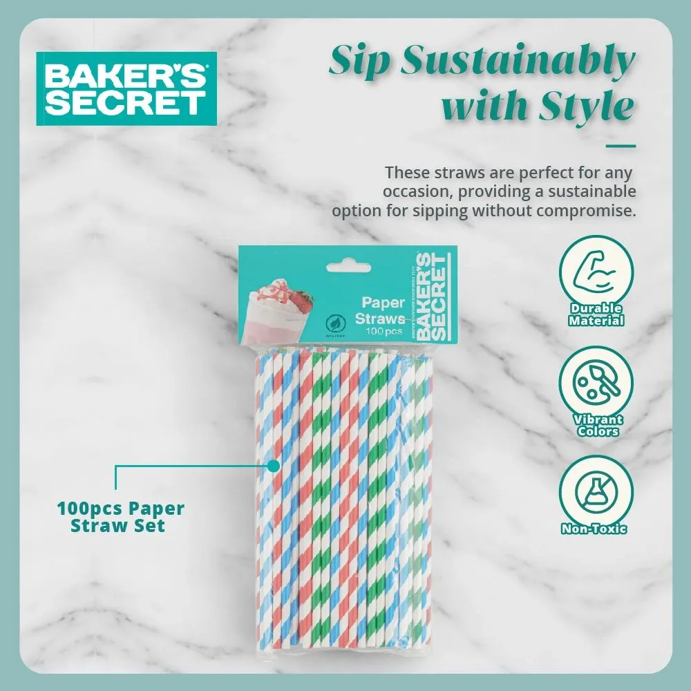 Baker's Secret Paper Straw (100pcs)