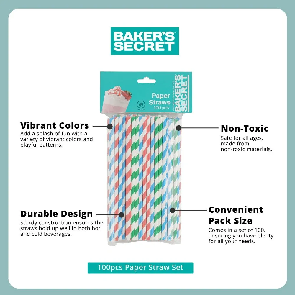 Baker's Secret Paper Straw (100pcs)