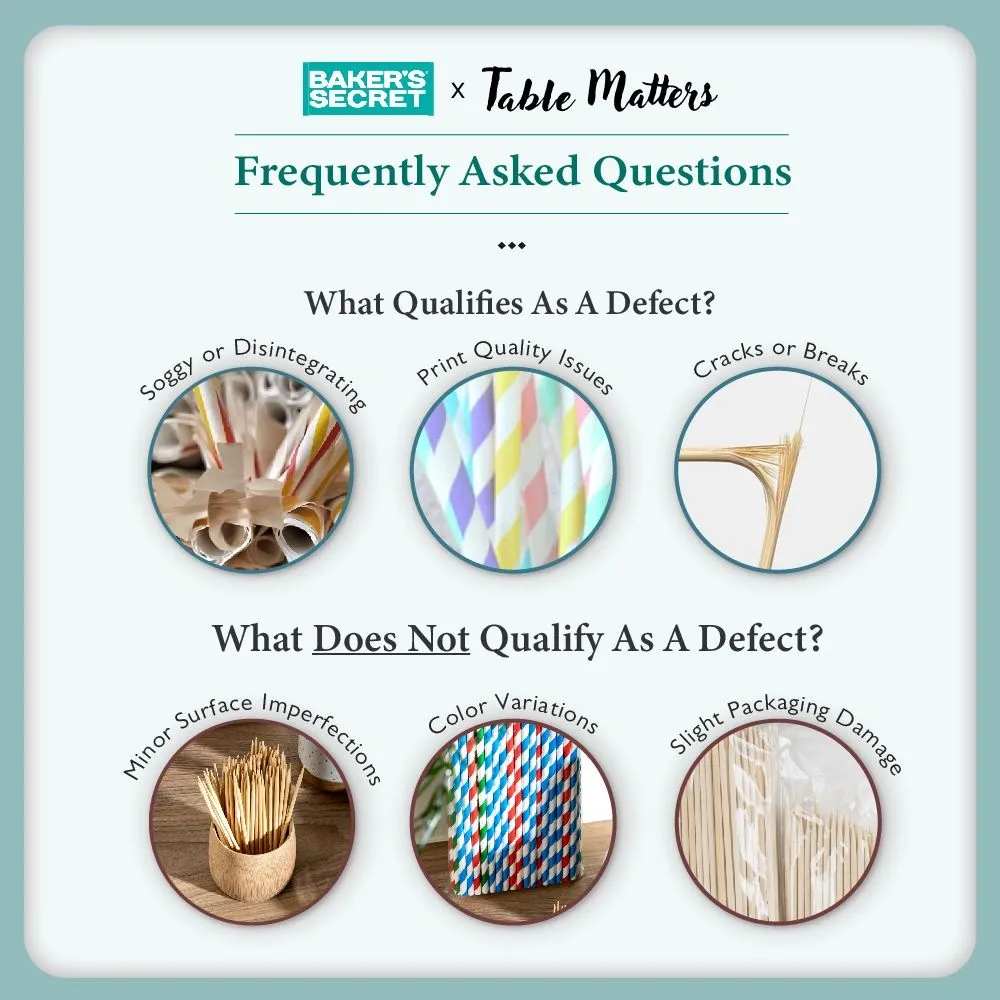 Baker's Secret Paper Straw (100pcs)