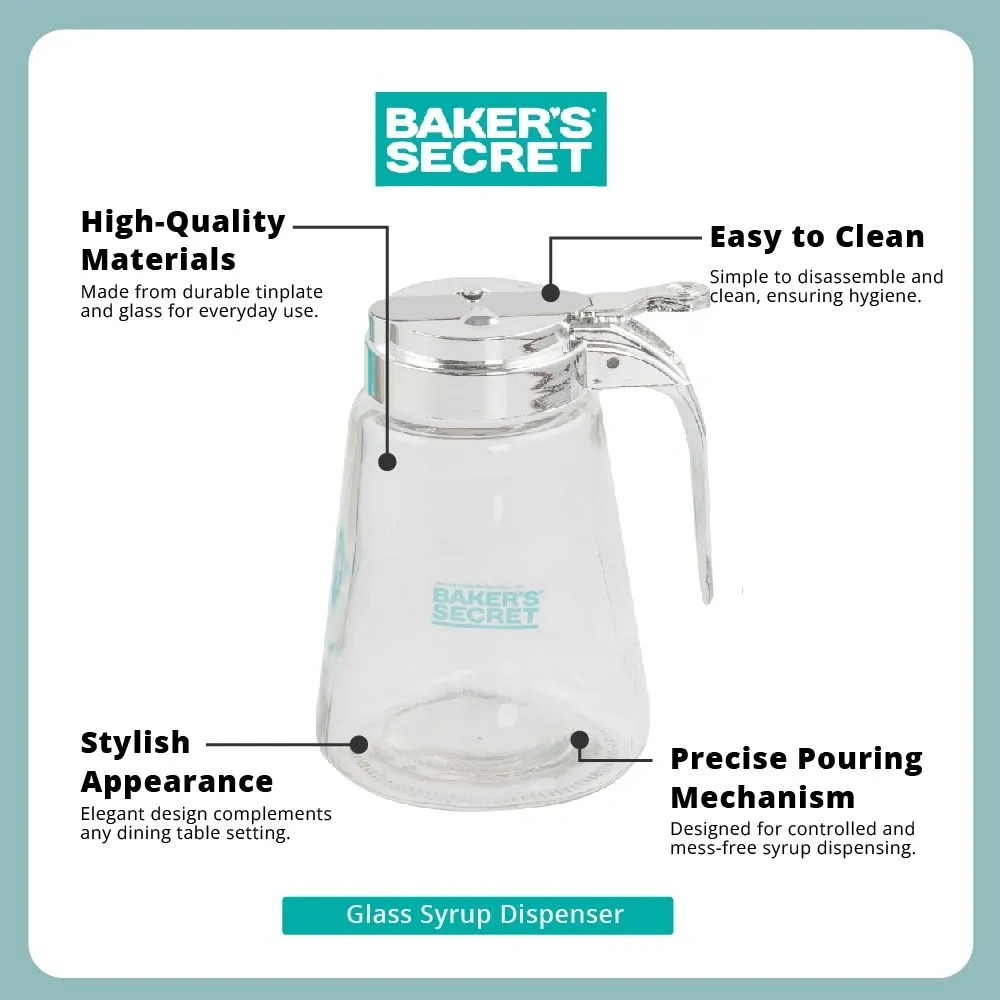 Baker's Secret Condiments | Salt and Pepper | Cheese Shaker Collection