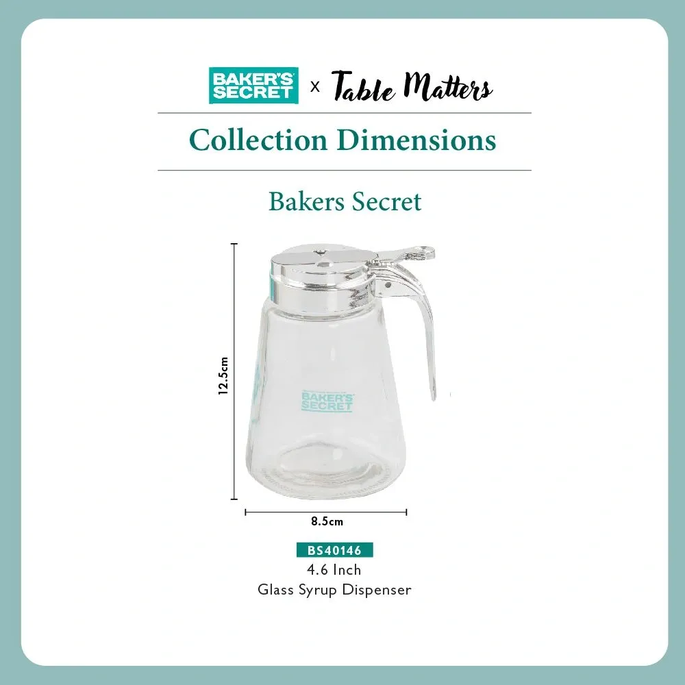 Baker's Secret Condiments | Salt and Pepper | Cheese Shaker Collection