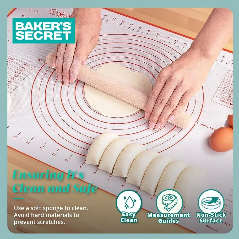 Baker's Secret 23.6 inch Silicone Pastry Mat
