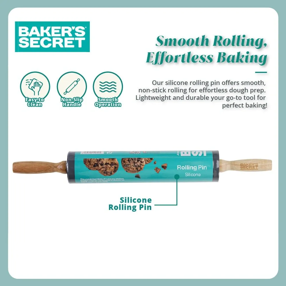 Baker's Secret 23.6 inch Silicone Pastry Mat