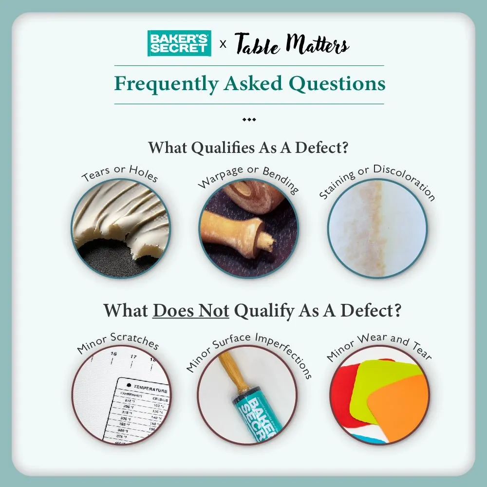 Baker's Secret 23.6 inch Silicone Pastry Mat