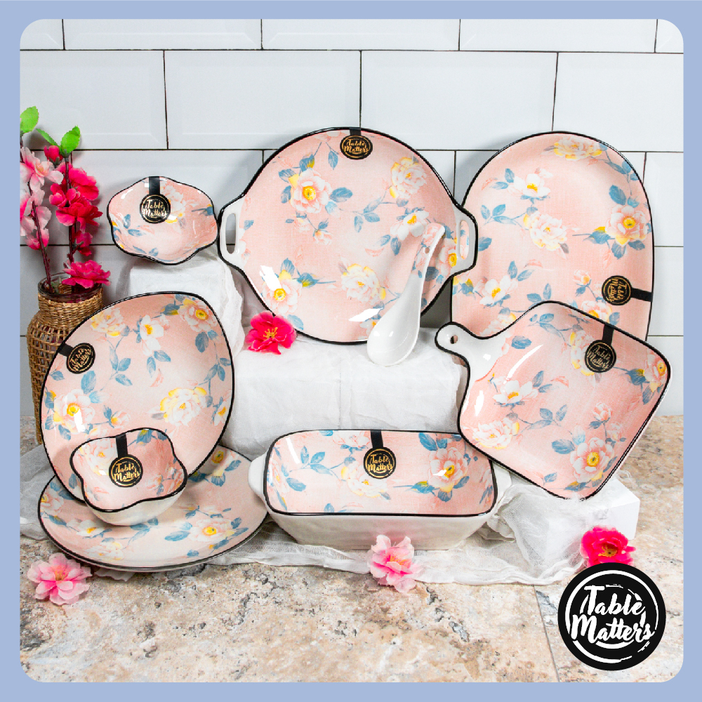 Bundle Deal For 2 - Camellia 17PCS Dining Set